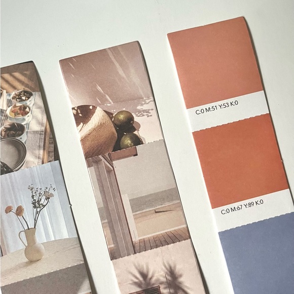 🏷️ aesthetic sunset clouds moon vintage foldable scrapbook card labels - Picture 9 of 13